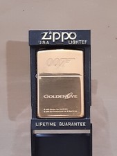 James bond "goldeneye"zippo original,solid brass.