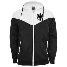 Herren Windbreaker Windjacke Frankfurt mit Kapuze Fußball Adler Stadion Ultras