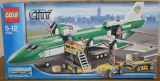 Lego City 7734 Frachtflugzeug / Cargo Plane 100% komplett mit Figuren Anleitung