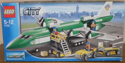 Lego city 7734 frachtflugzeug - lego,