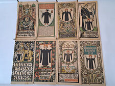 8 x Münchener Kalender 1896/1903/4/5/6/7/9/11 Wappen