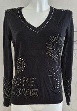 Desigual Pullover schwarz mit