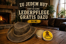 Lederhut western cowboy - western,