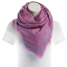 Schal Louis Vuitton Rosa Blau
