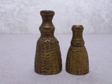 97hYJE - 2 x antike Messing