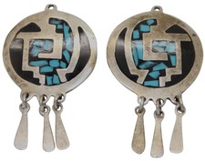 925er Silber Ohrringe Mexiko