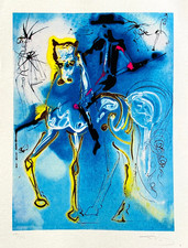 Salvador Dali Lithographie COA