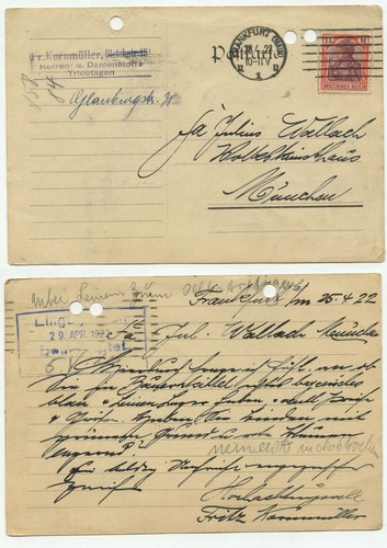 03934 postkarte frankfurt - 03934,