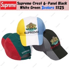 Supreme Crest 6-Panel Black