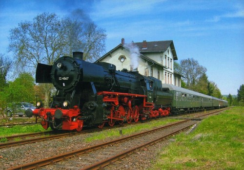 Dampf güterzuglokomotive - ak:, dampf-güterzuglokomotive