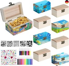 9 Stücke Mini Schatztruhe,DIY