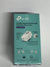 TP-Link Powerline AV1000 Passtrough powerline Starter kit NEU