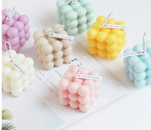 Handgemachte bubble soja kerze - soja,
