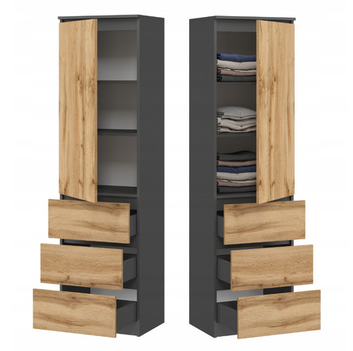 Bdw kleiderschrank mit - kleiderschrank, 3