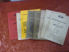 Hatz Motoren Ersatzteillisten und Betriebsanleitungen