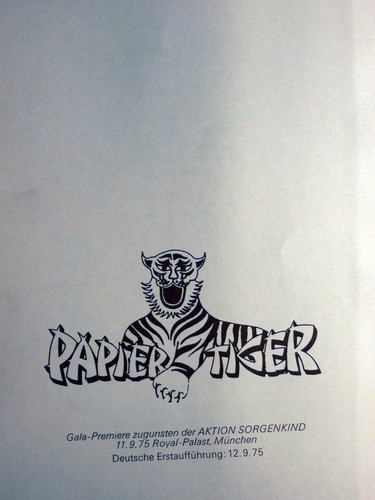 Papier tiger presseheft - papier,