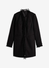 Neu Bouclé Longblazer Gr. 38