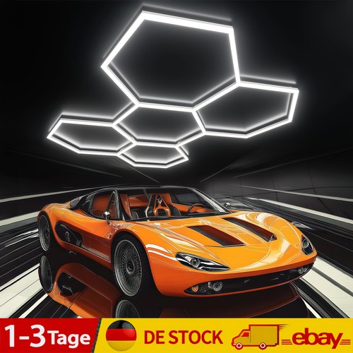 Hexagon led garage - hexagon,