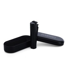 Clipper Metall Feuerzeug: Jet Flame Matt Silber/Silver