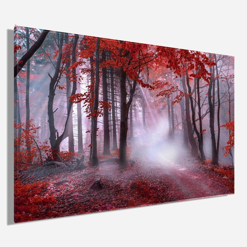 Wandbild roter wald 78x118 - wald, ca.78x118