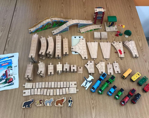 Thomas holzeisenbahn set - thomas,