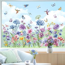 Fensteraufkleber Blumen