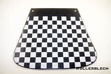 Vespa Spritzlappen/Spritzschutz weiß/schwarz  V50-125 PV/ET3 SS/SR