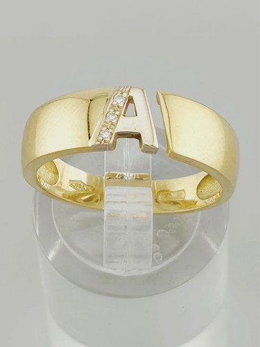 Brillant goldring 750 - goldring,
