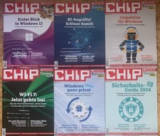 Computer-Magazin Chip - Jahrgang 2024 - 12 Hefte