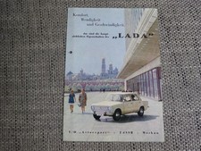 Lada 1200 Shiguli Schiguli 1973 Prospekt Sheet Brochure Deutsch rare