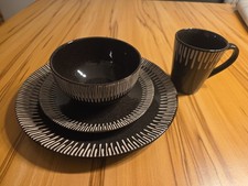 Kombiservice 8 Personen  Braun