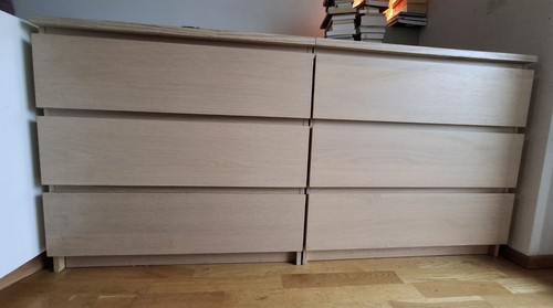 Malm kommoden je 3 - malm, kommoden,