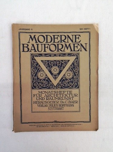 Moderne bauformen monatshefte - moderne, bauformen.