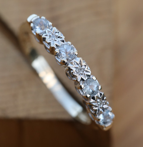 9ct gelbgold ring - 9ct, mit