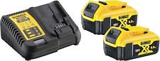 DeWalt Akku-Starter-Kit, mit Schnellladegerät und 2x XR Li-Ion 5.0Ah, 18V Akkus