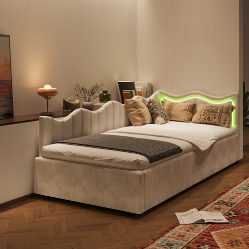 Einzelbett schlafsofa 90x200 - einzelbett,
