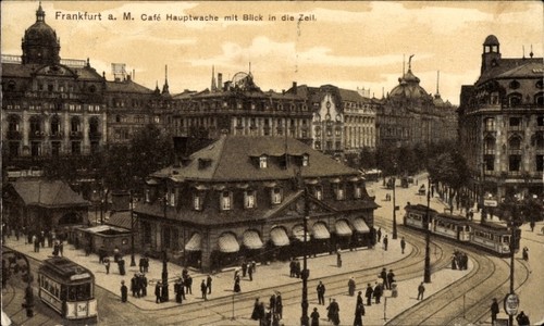 Frankfurt main café - frankfurt, main,