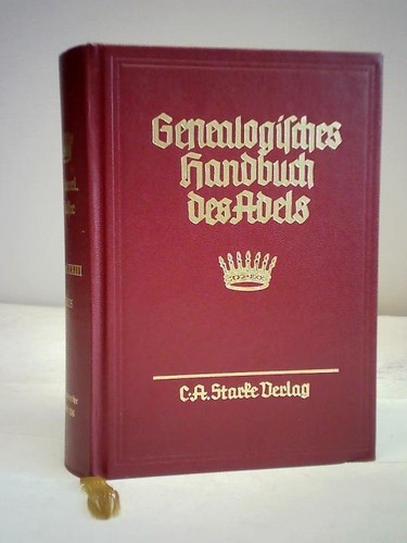 Genealogisches handbuch der - handbuch,