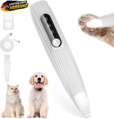 Hundepfoten trimmer leise usb - trimmer,