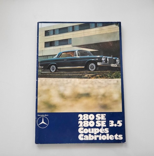 Mercedes verkaufsprospekt 1970 - mercedes,