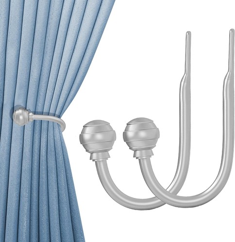 Vorhang raffhalter silber - raffhalter, 2