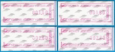 1994 Mexico Eagle Double Size Geldautomat Briefmarke Schweizer Pap. 110/180/260/270 MNH Frama CVP