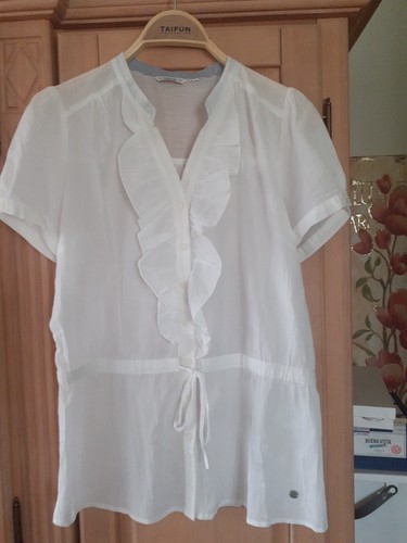Schicke vanilla bluse - vanilla,