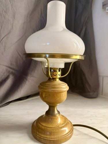 Vintage tischlampe - vintage-tischlampe, im