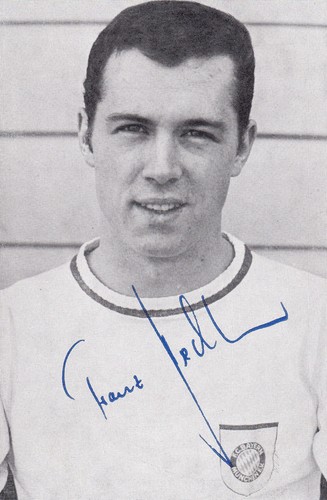 Autogramm franz beckenbauer - autogramm,