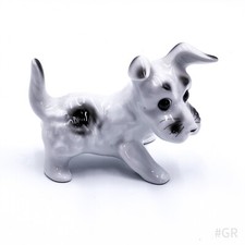 Vintage porcelain figurine dog - vintage,