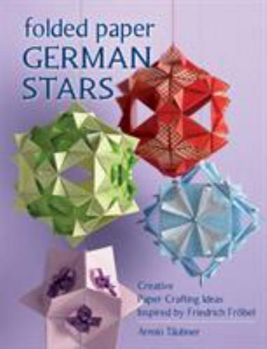 Folded paper german stars - folded,