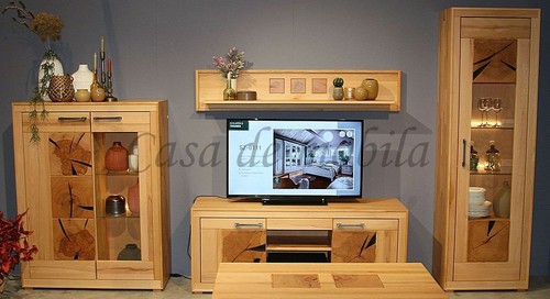 Wohnwand 4teilig rustic - 4teilig,
