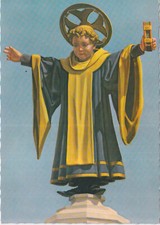 Alte Kunstpostkarte - Das Münchener Kindl auf dem Rathausturm