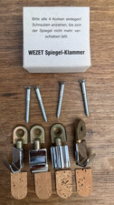 OVP, 19 Stück Wezet Spiegelklammern, Spiegelbefestigung, Befestigungsset